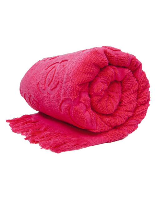 CHANEL beach bag and towel sponge fushia