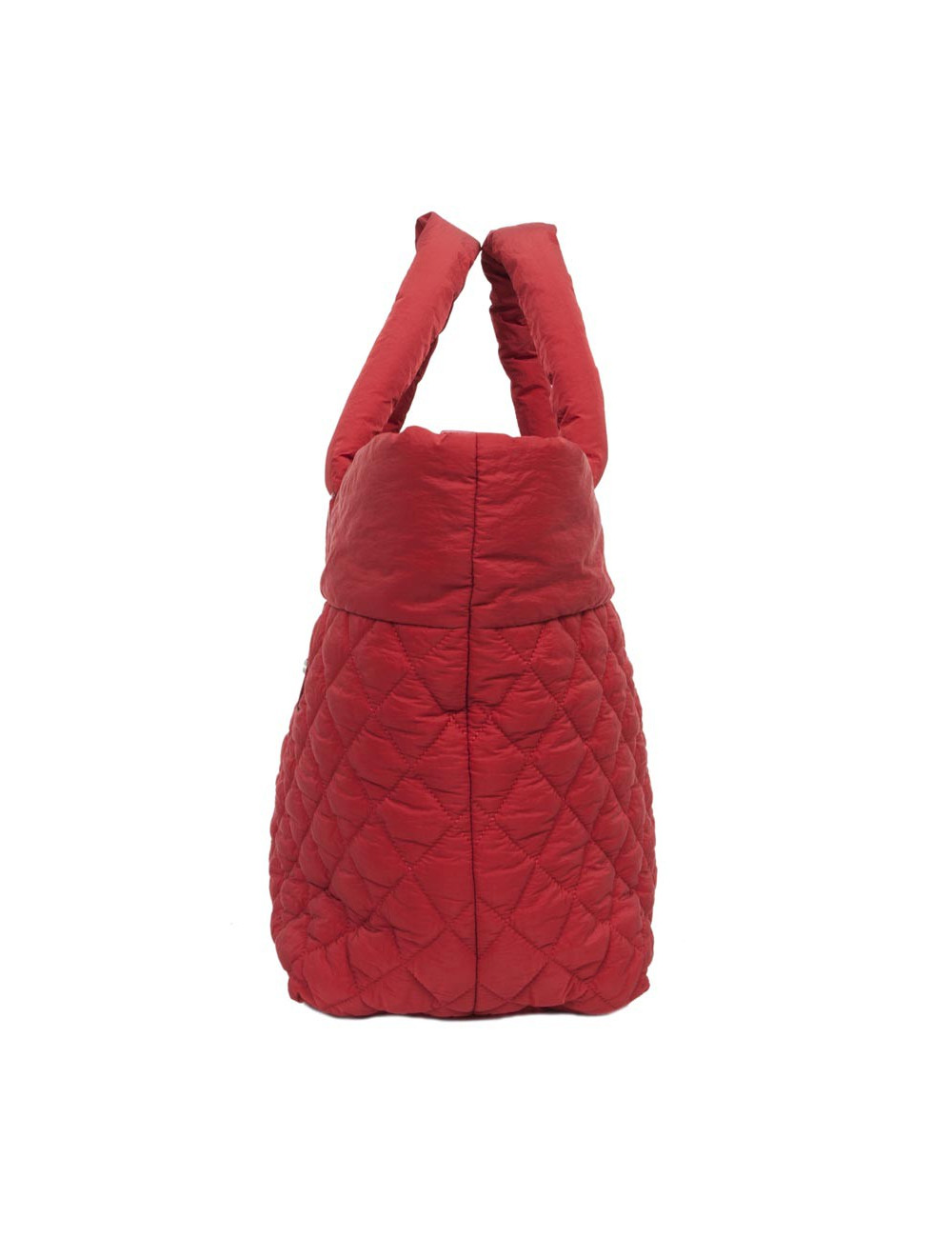 Sac Cocoon CHANEL en toile rouge GM