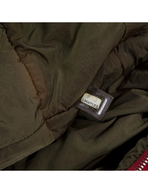 Sac Cocoon CHANEL en toile rouge GM