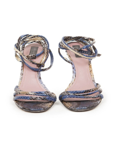 Sandales hautes DEREK LAM T38 python 2