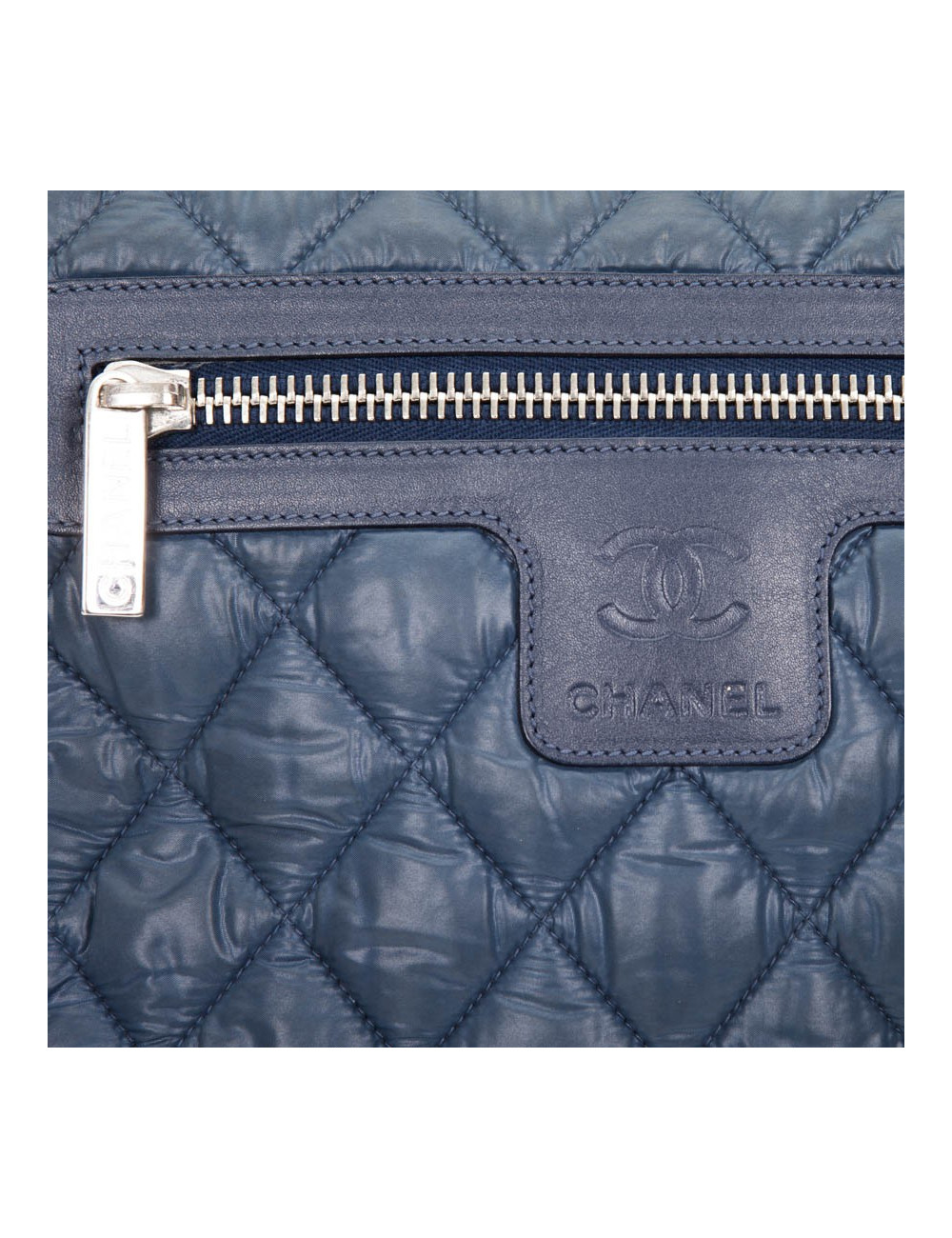 Coco CHANEL cocoon at Blue flap bag
