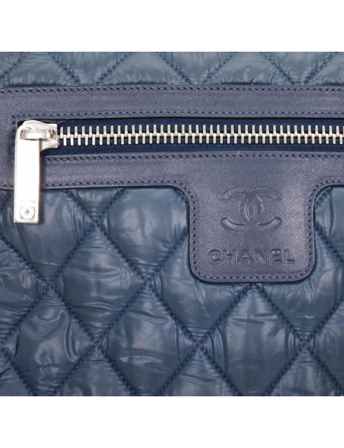 Coco CHANEL cocoon at Blue flap bag