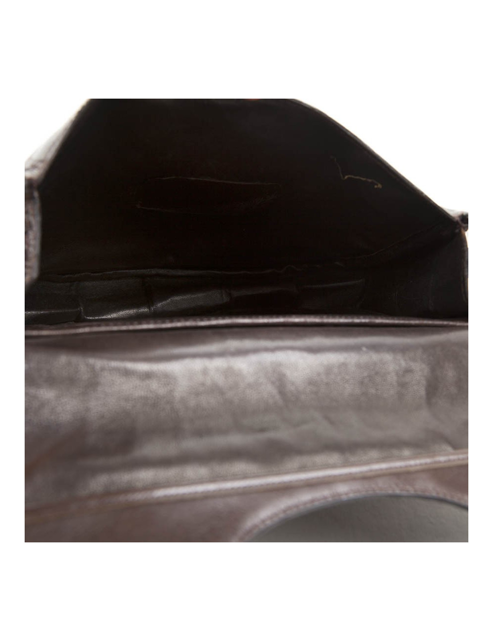 Sac CRHISTIAN DIOR Vintage crocodile marron