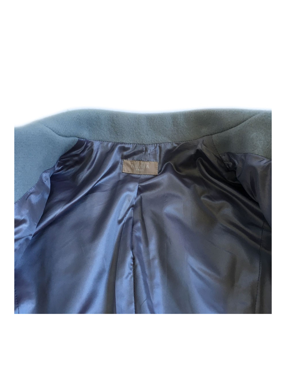 Veste Alaïa en laine grise T40