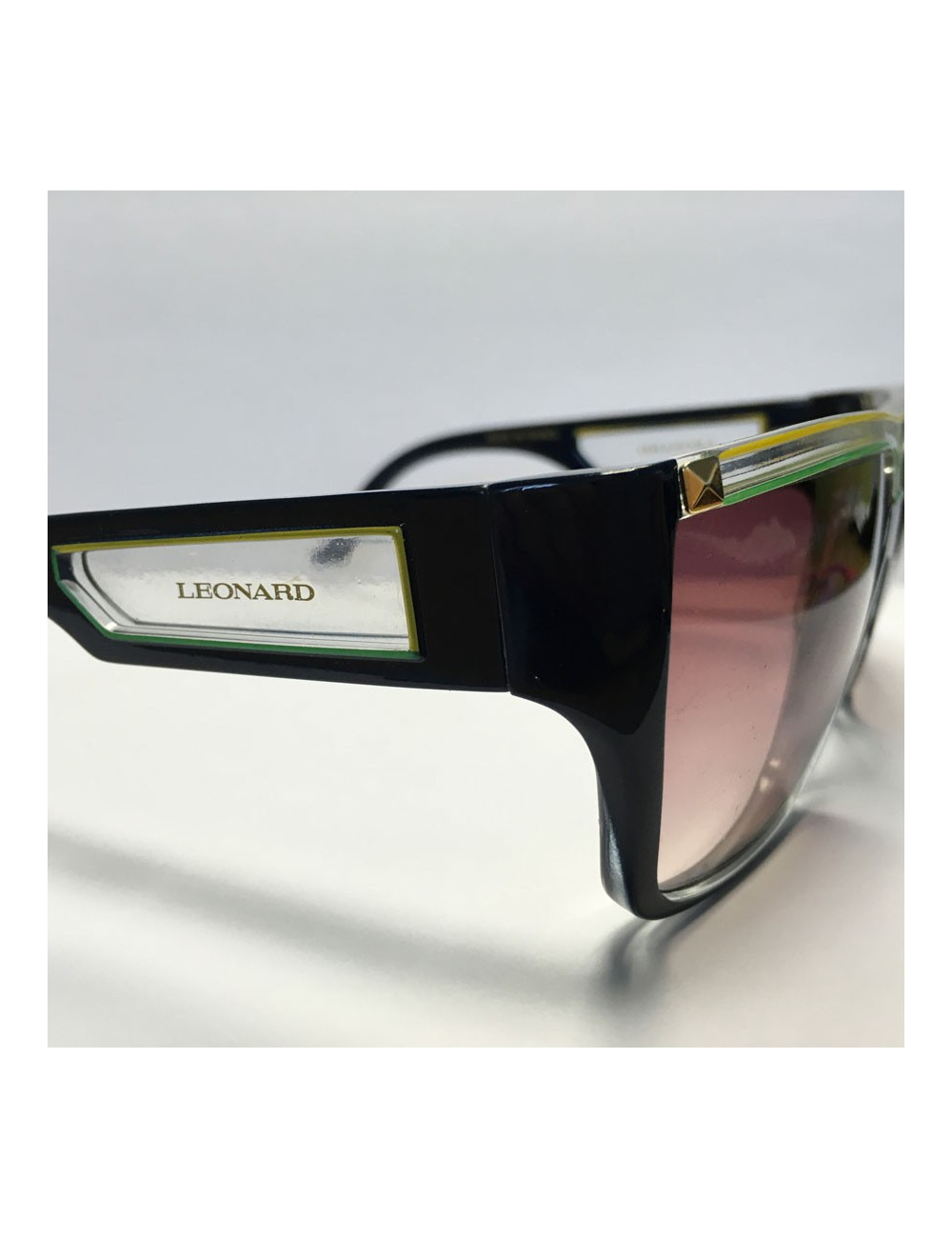 LEONARD Navy Blue acetate sunglasses