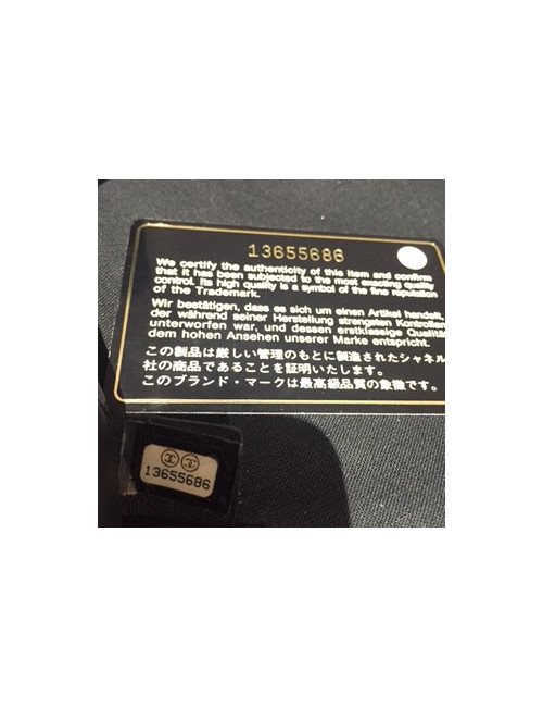 Sac CHANEL  façon doudoune bleu