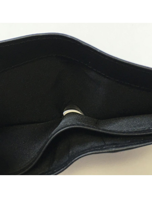 CERRUTI 1881 black leather wallet smooth