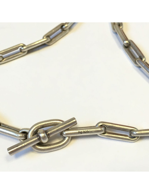 Collier HERMES "Salammbo" en argent 925