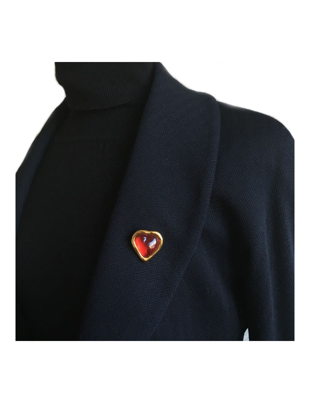 Broche Coeur YVES SAINT LAURENT