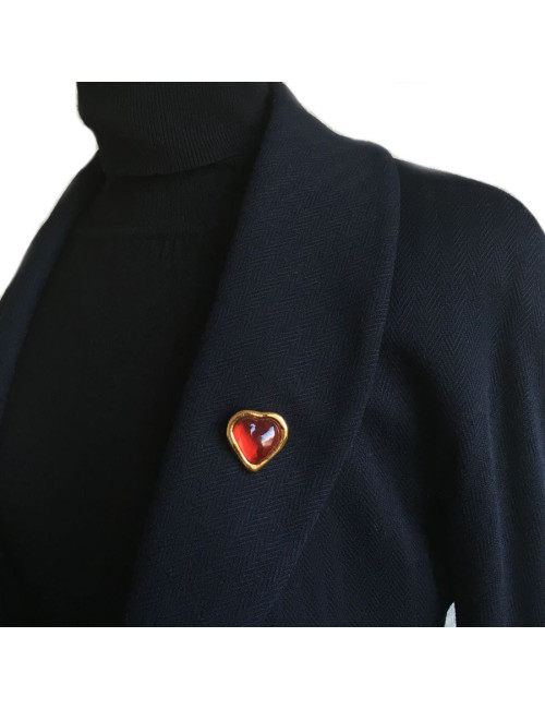 Brooch heart YVES SAINT LAURENT