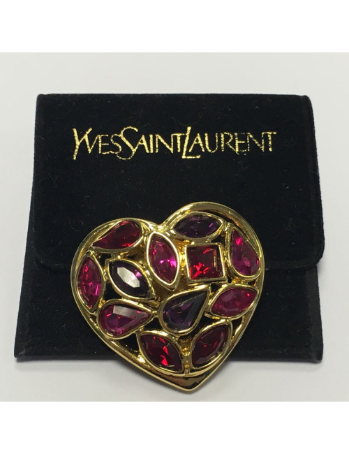 Broche Coeur YVES SAINT LAURENT