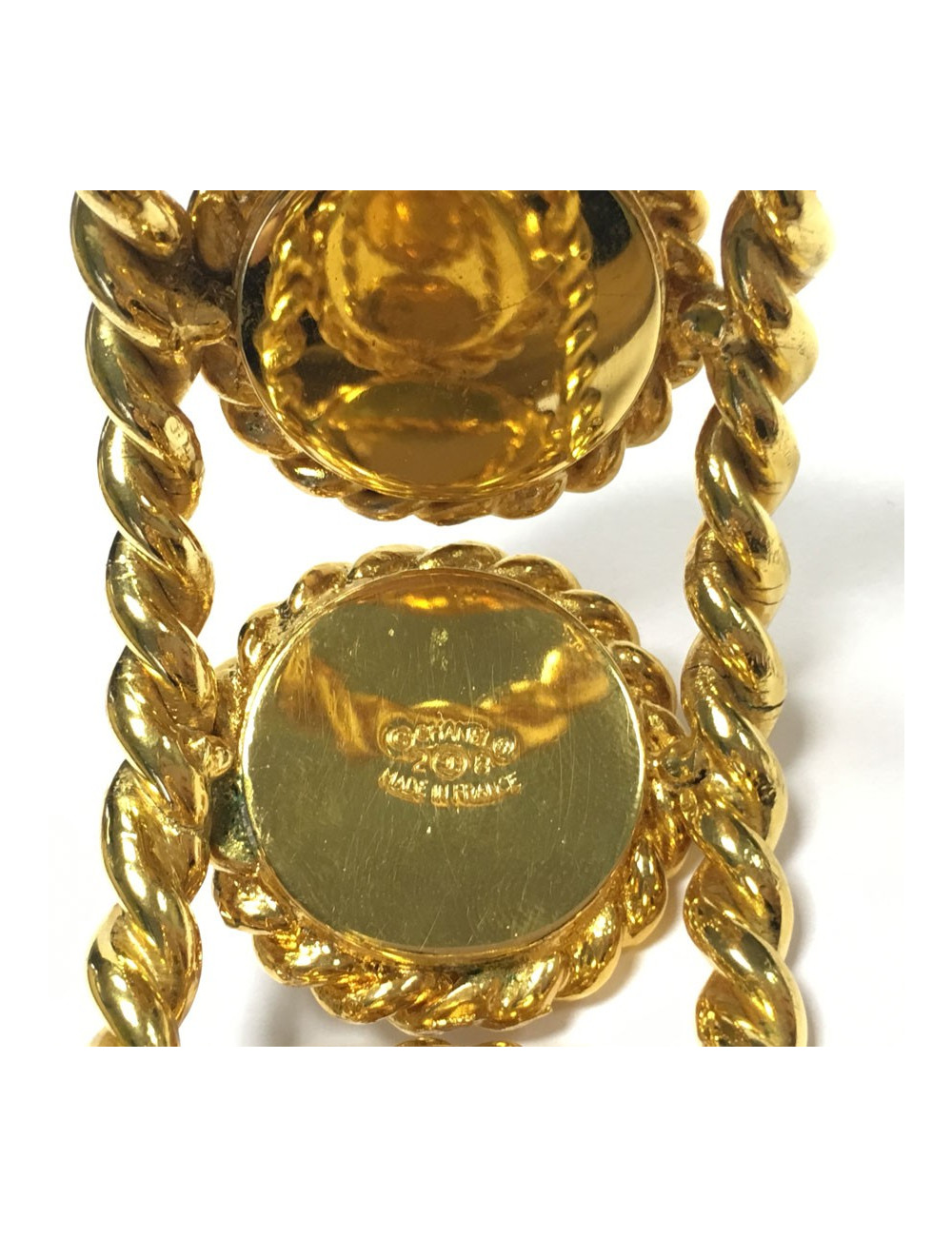 Cuff Couture CHANEL gold and pearls