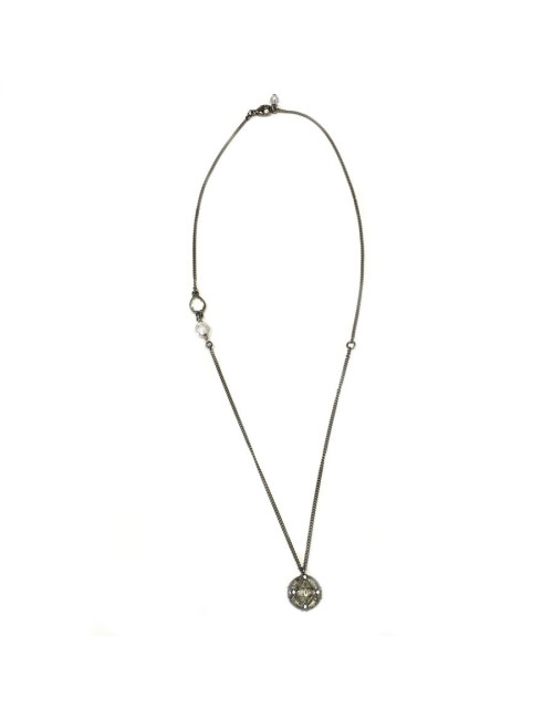 Ruthenium CHANEL necklace