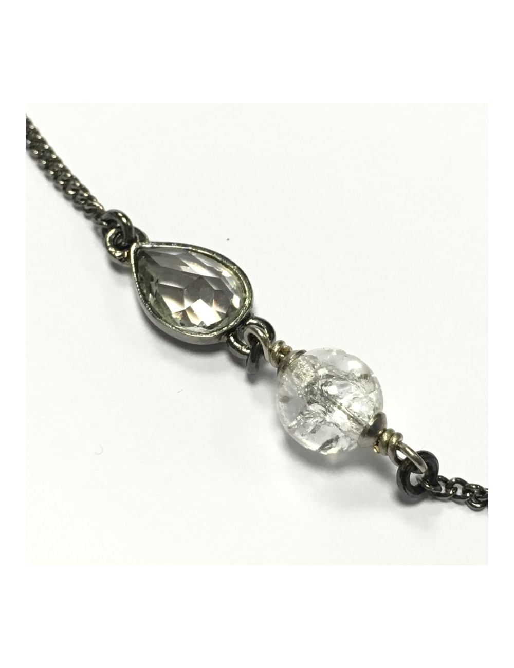 Ruthenium CHANEL necklace