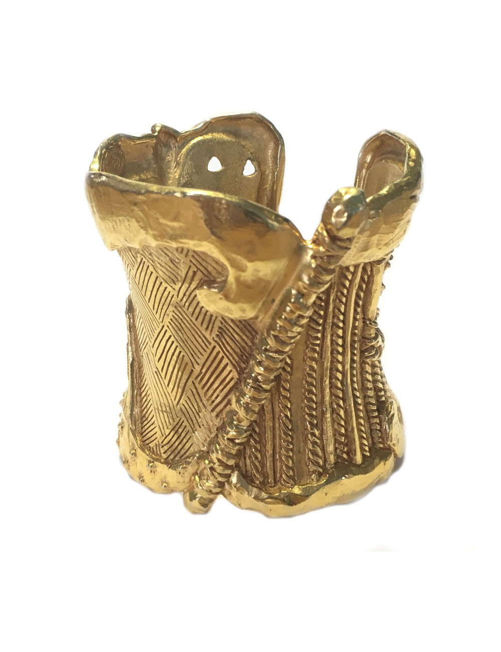 Manchette CHRISTIAN LACROIX  métal doré