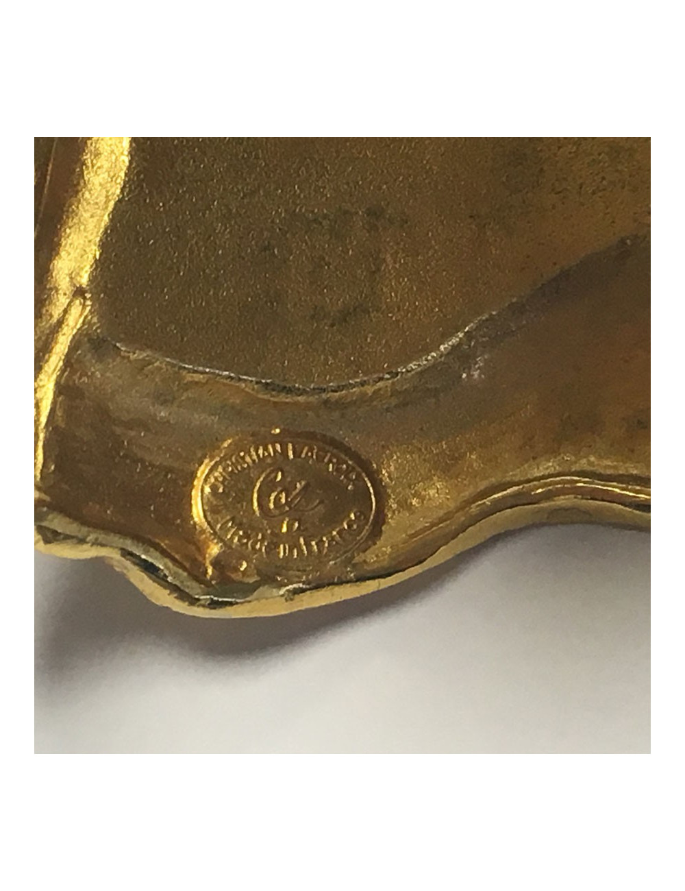 CHRISTIAN LACROIX gold metal cuff