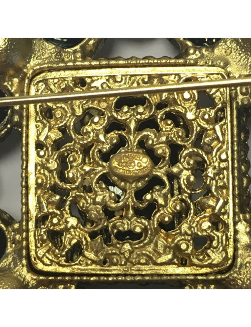 Watermark and glass CHANEL brooch