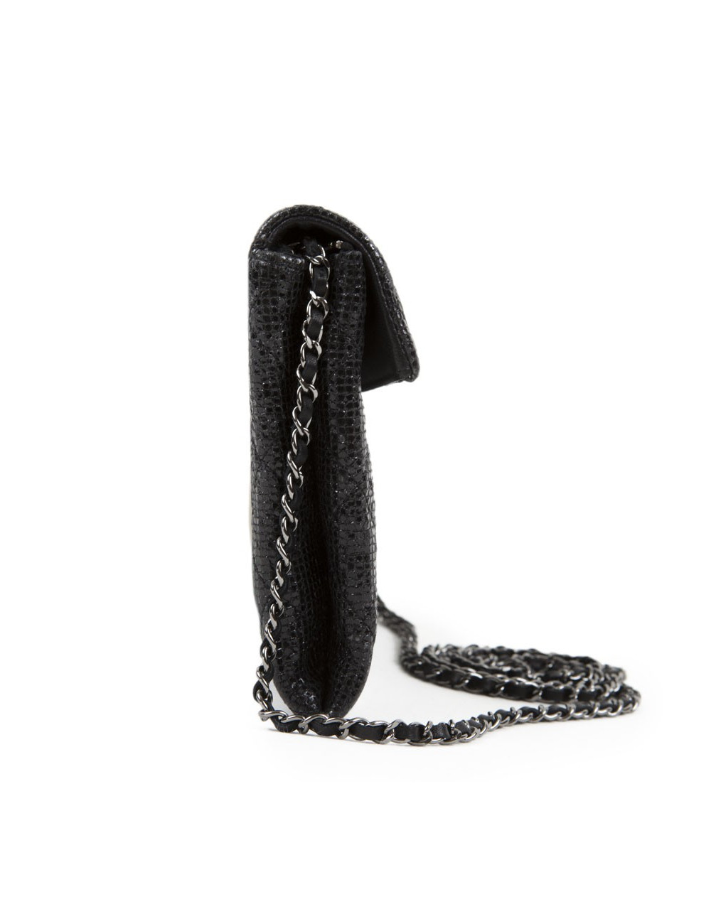 Pochette CHANEL noire brillant