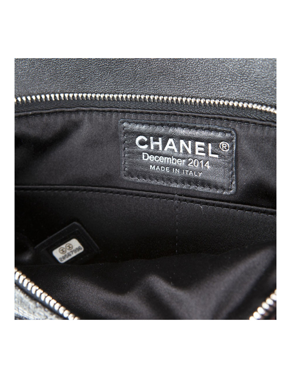 Pochette CHANEL noire brillant