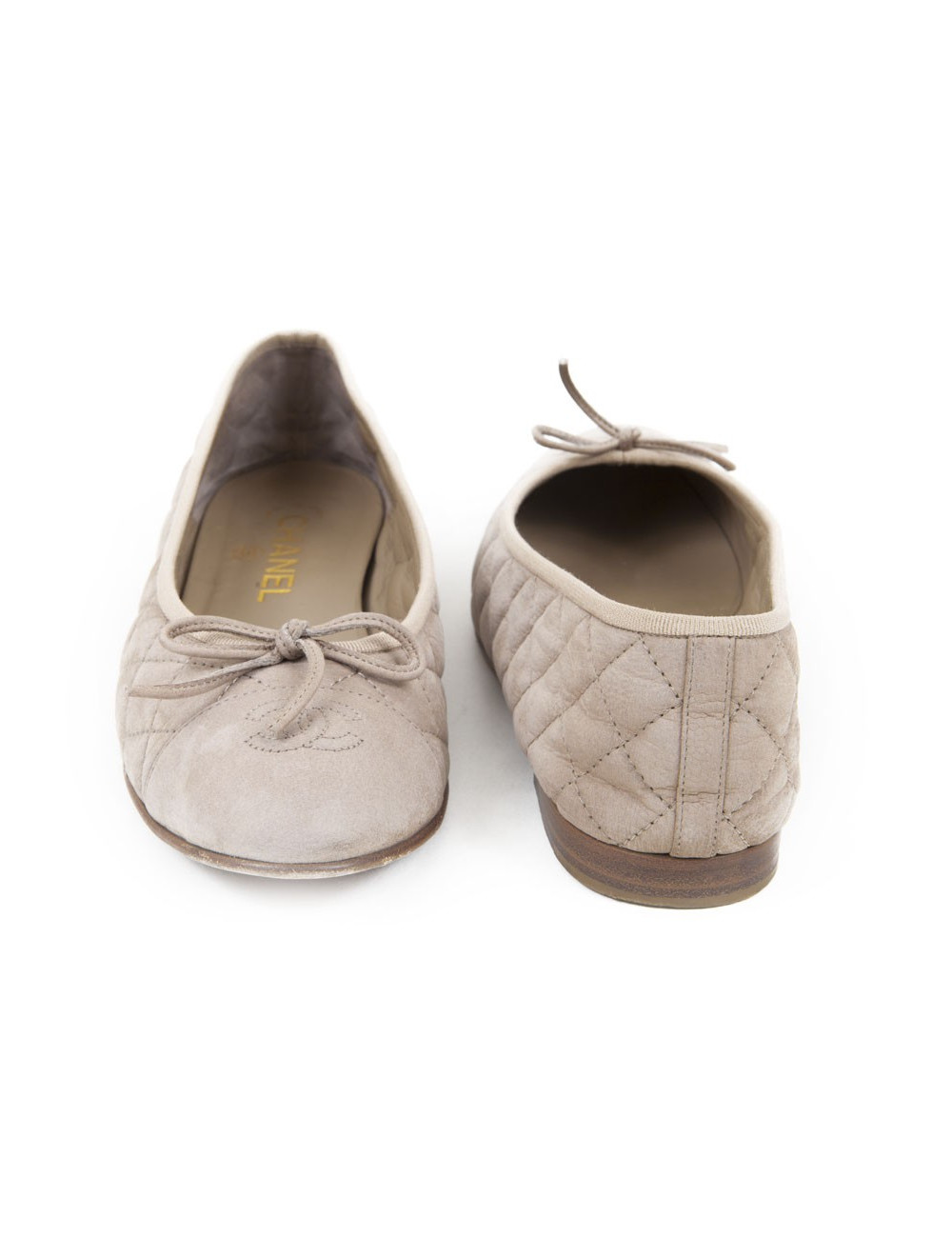 Ballerines CHANEL T39 beige