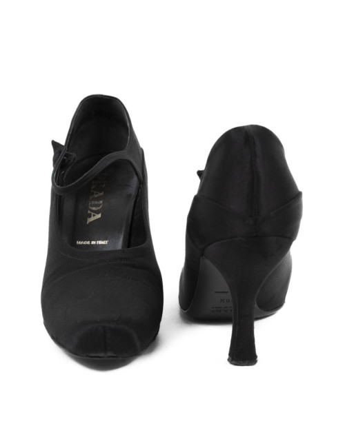 Escarpins PRADA t 38.5 du soir en soie noire