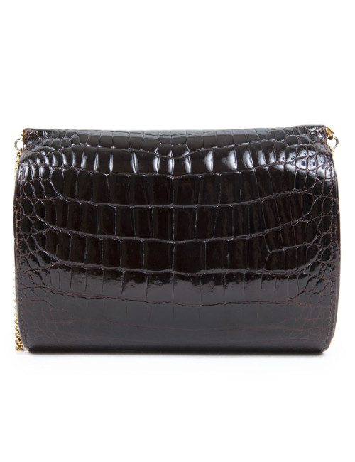 Clutch GUCCI Vintage Brown croco