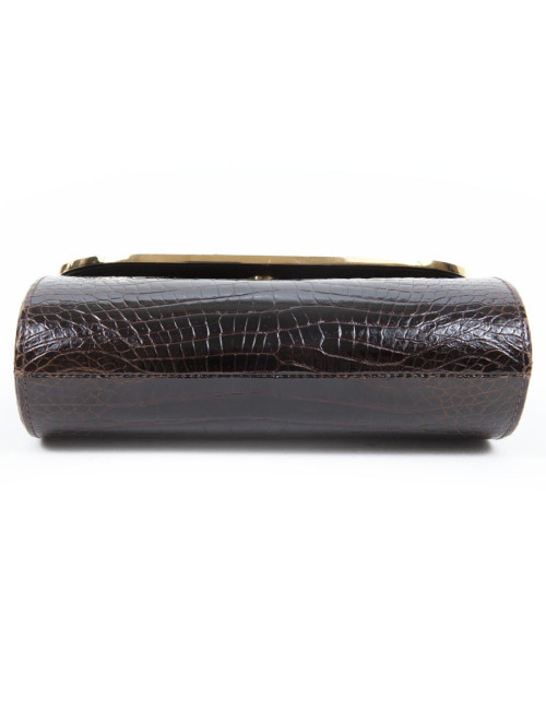 Clutch GUCCI Vintage Brown croco