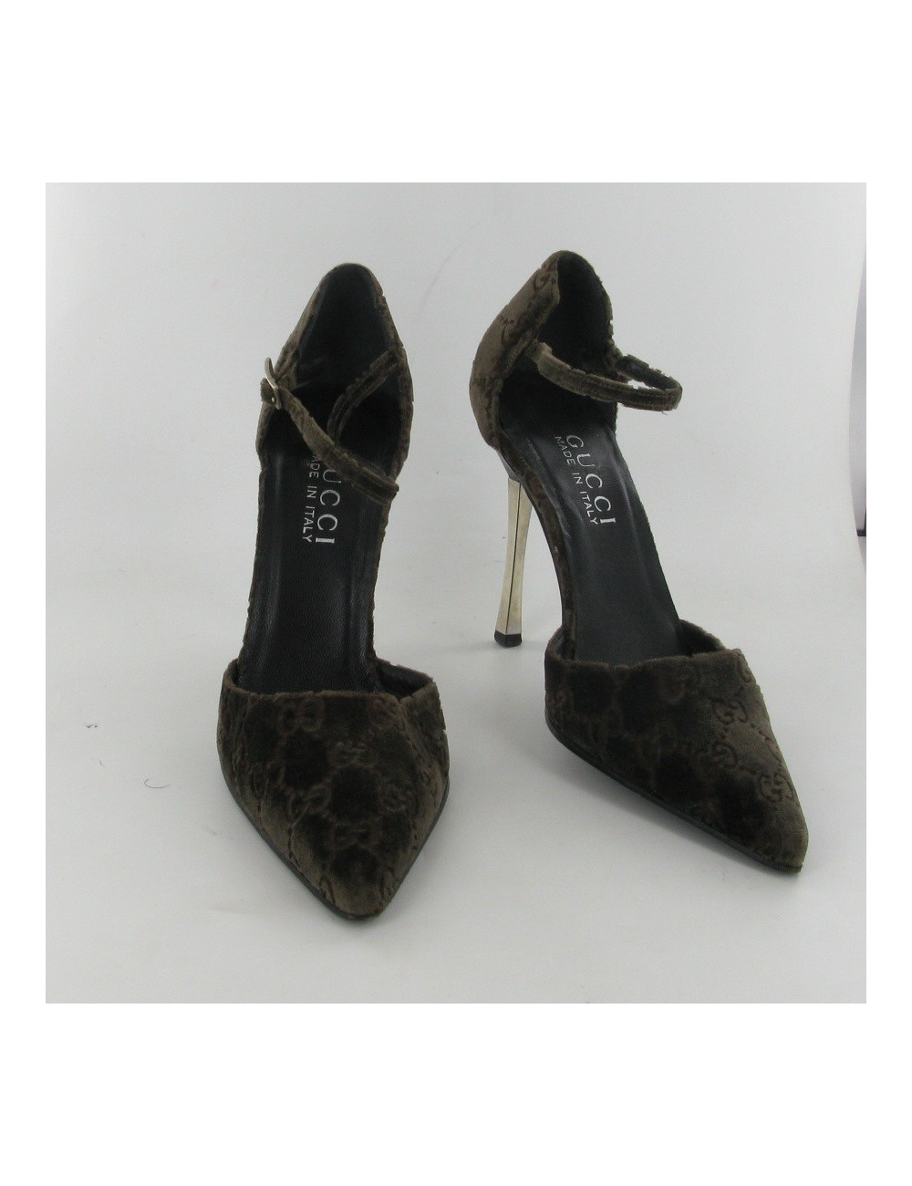 Escarpins en velours GUCCI