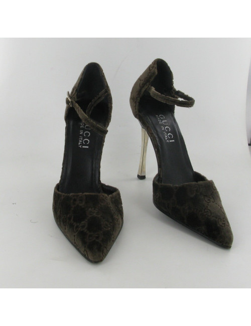 Escarpins en velours GUCCI