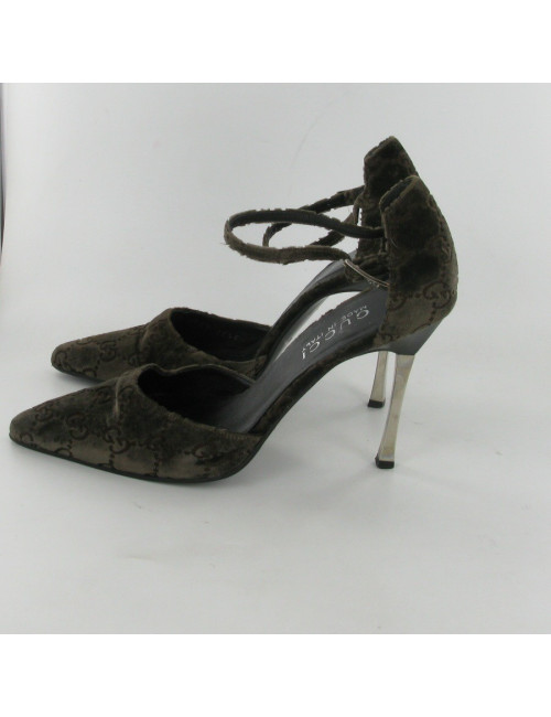 Escarpins en velours GUCCI