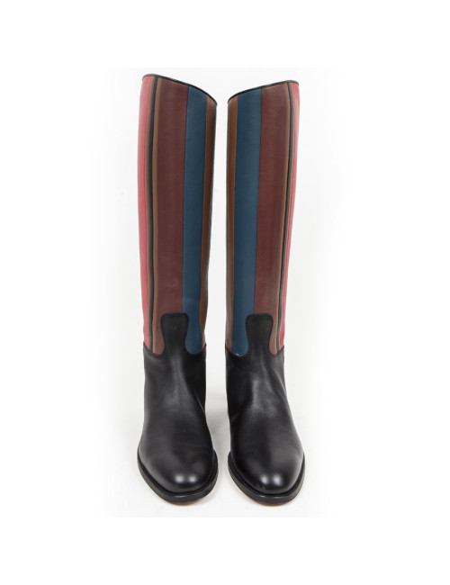 Bottes HERMES T  tricolore