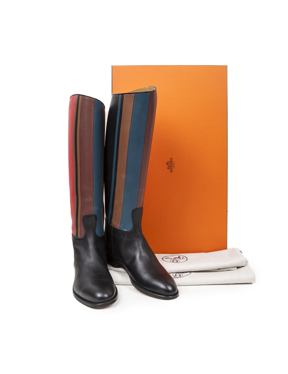 Bottes HERMES T  tricolore