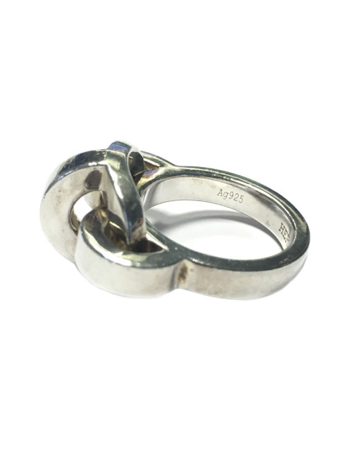 Bague HERMES en argent taille 50