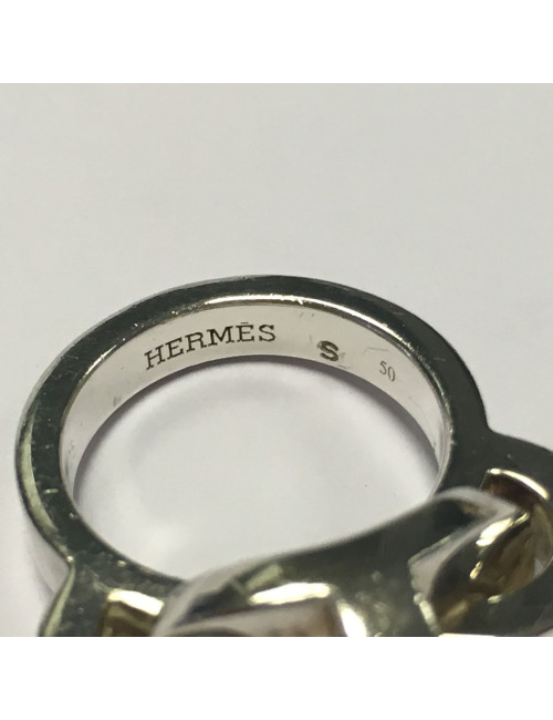 HERMES silver size 50 ring