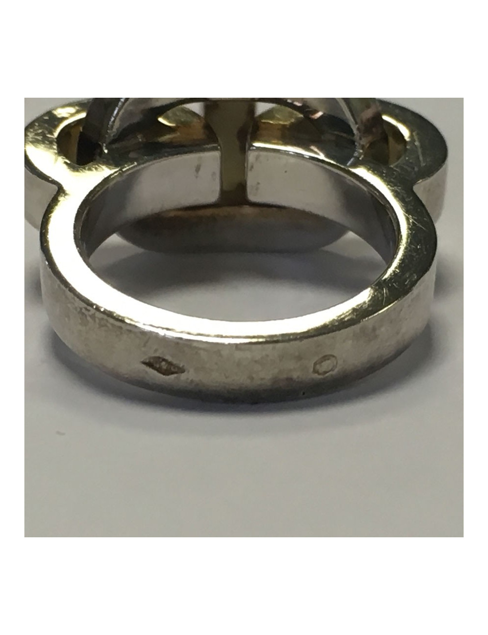 Bague HERMES en argent taille 50