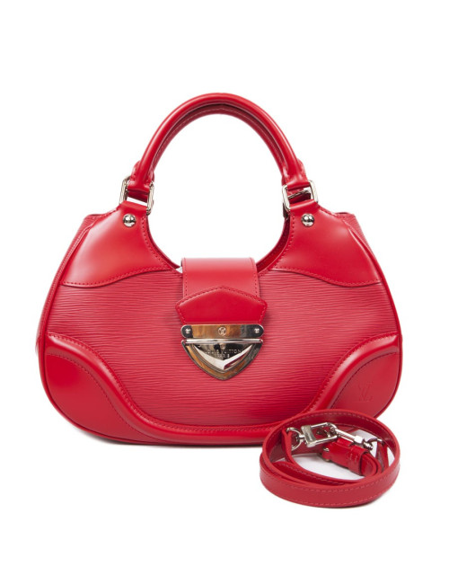Sac LOUIS VUITTON cuir épi rouge