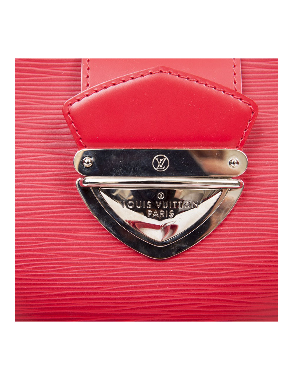 LOUIS VUITTON red epi leather bag