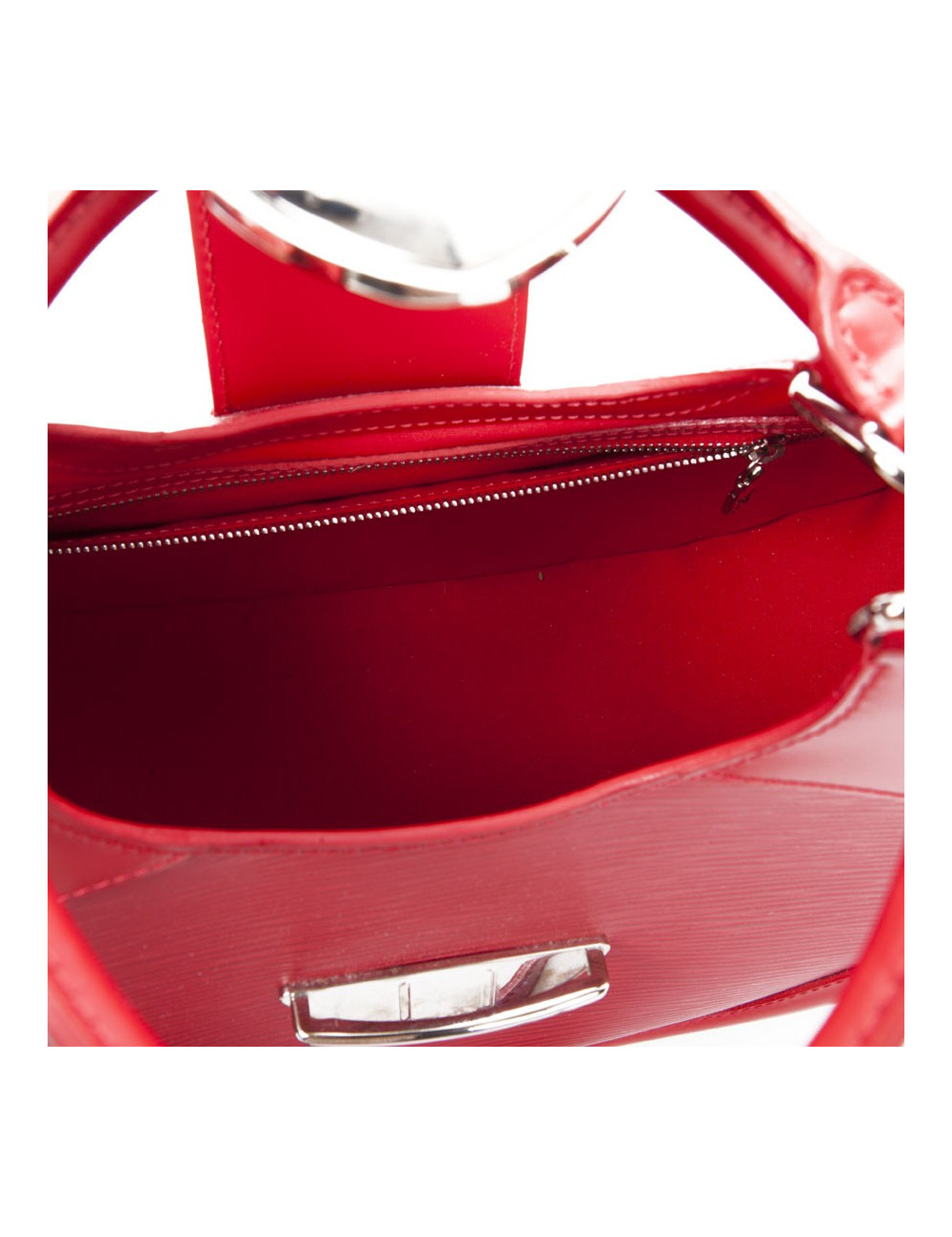 LOUIS VUITTON red epi leather bag