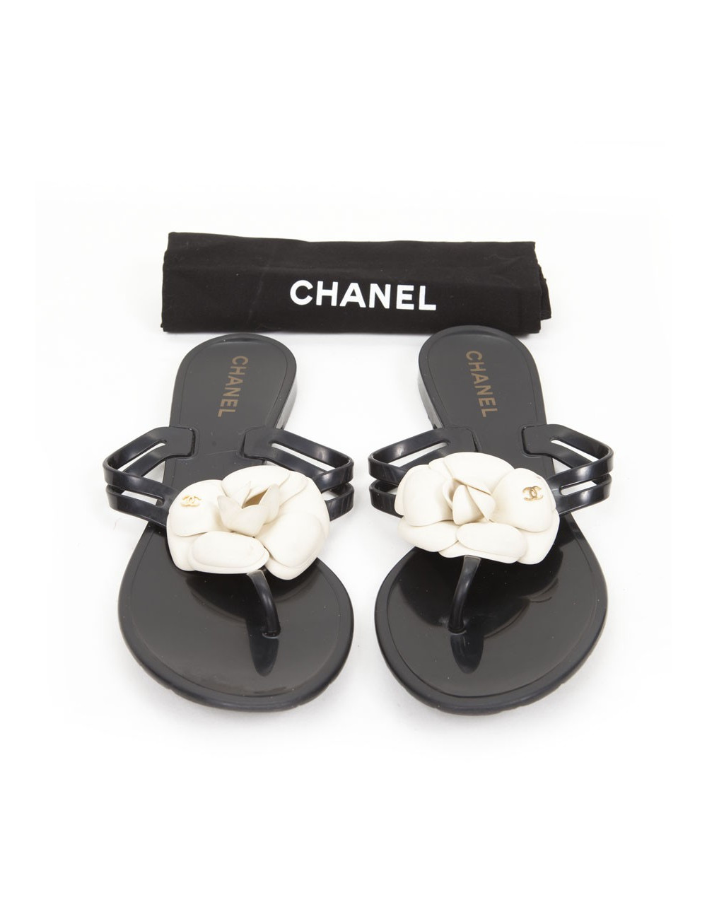 Mules CHANEL T 39 camélia