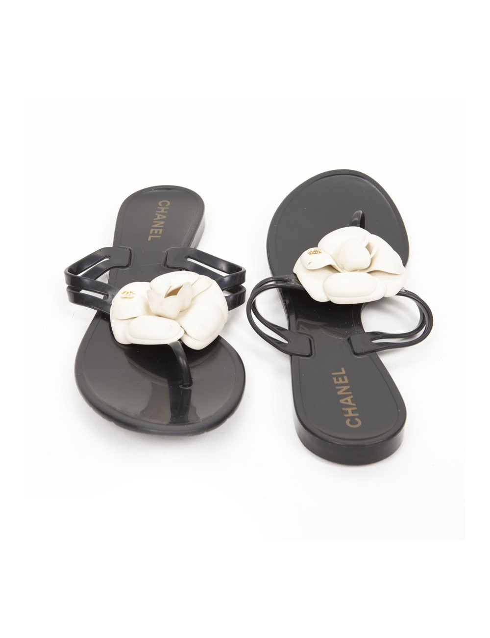 Mules CHANEL T 39 camélia