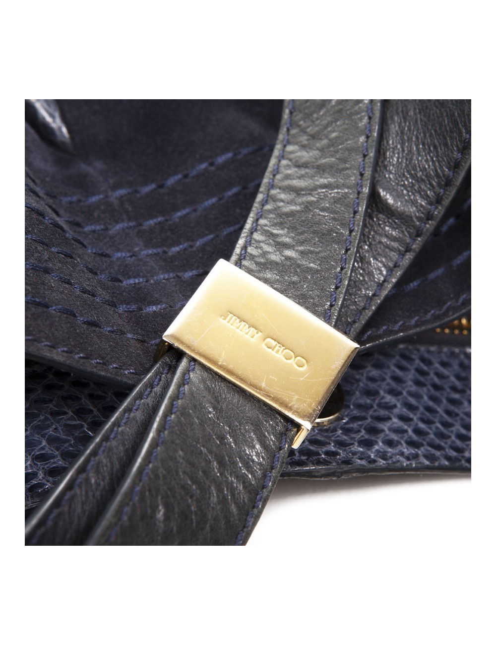 Sac JIMMY CHOO bleu nuit