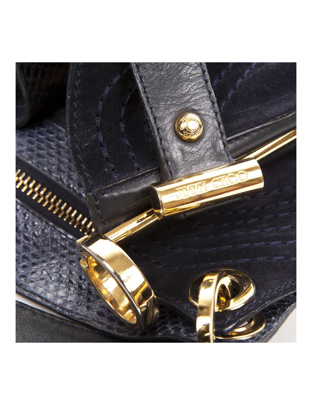 Sac JIMMY CHOO bleu nuit