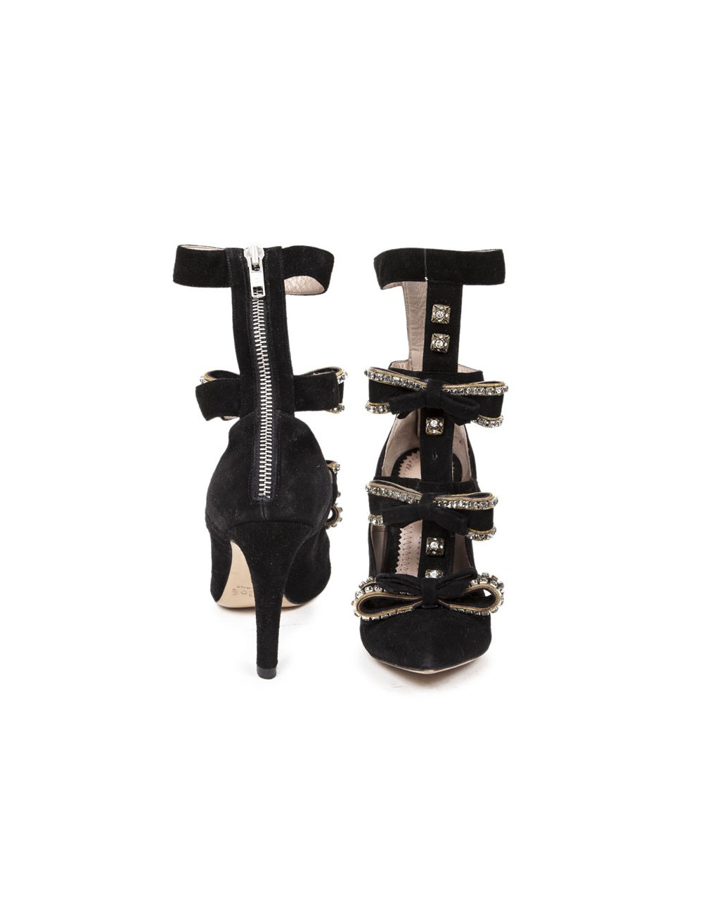 Escarpins CHLOE T 35 veau velours noir