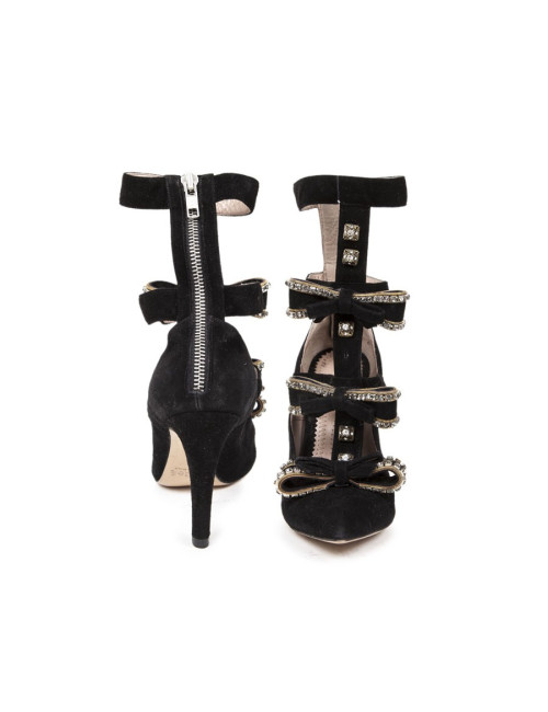 Escarpins CHLOE T 35 veau velours noir