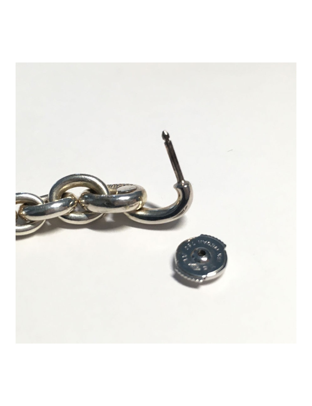 Dangling ear HERMES Crescendo nails in sterling silver