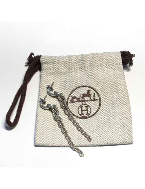 Dangling ear HERMES Crescendo nails in sterling silver