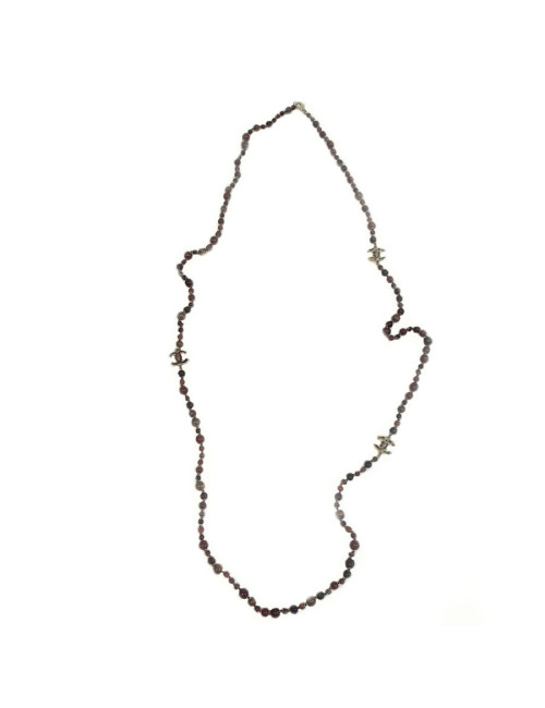 Long sautoir CHANEL perles