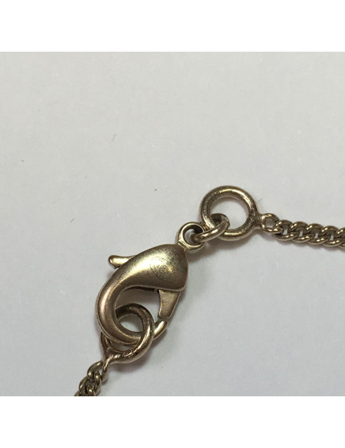 Metal collar CHANEL 'CC' pale gold