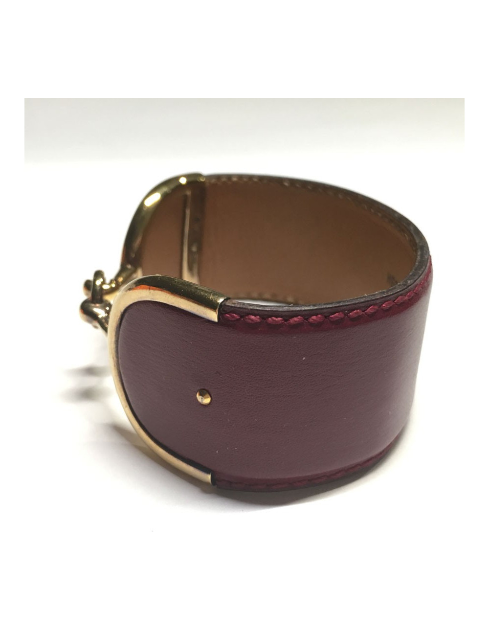 XXXX Bracelet HERMES "Mors" doré