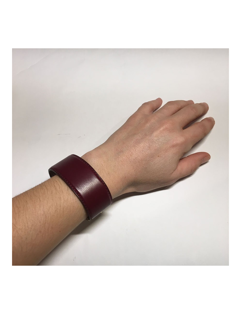 HERMES "JAWS" gold plated bracelet